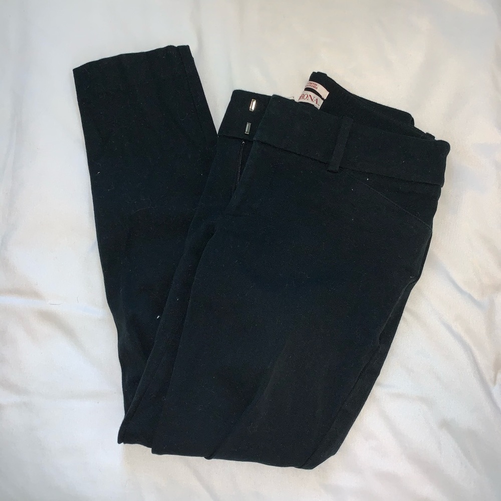 Black Skinny Leg Pants